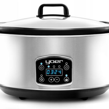 Slow Cooker Yoer Slowy 6,5 l silver/gray 320 W